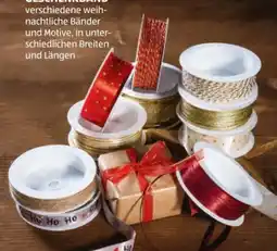 Hofer Home Creation Weihnachtliches-Geschenkband Angebot