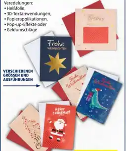 Hofer Home Creation Weihnachtskarten Display Angebot