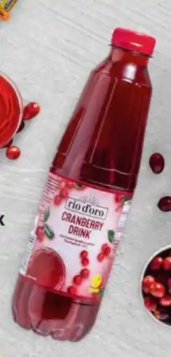 Hofer Rio d'Oro Cranberry Drink Angebot