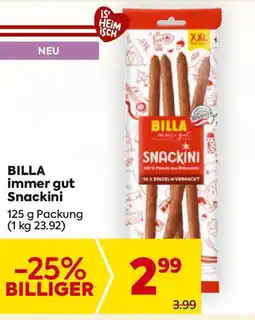 Billa Billa immer gut snackini Angebot