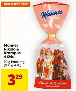 Billa Manner nikolo & krampus Angebot