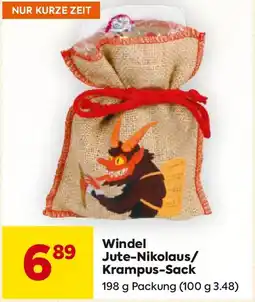 Billa Windel jute nikolaus krampus sack Angebot