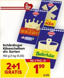 Billa Schärdinger Käsescheiben Angebot
