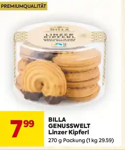 Billa Billa genusswelt linzer kipferl Angebot