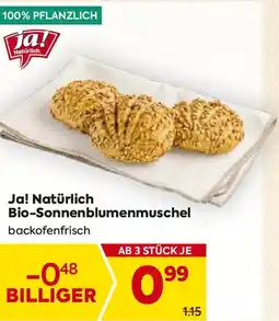 Billa Ja! natürlich bio-sonnenblumenmuschel Angebot