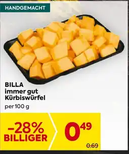 Billa Billa immer gut kürbiswürfel Angebot