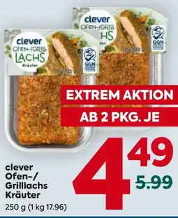 Billa Clever ofen-/ grilllachs kräuter Angebot