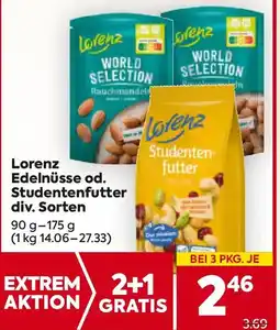 Billa Lorenz edelnüsse od. studentenfutter Angebot