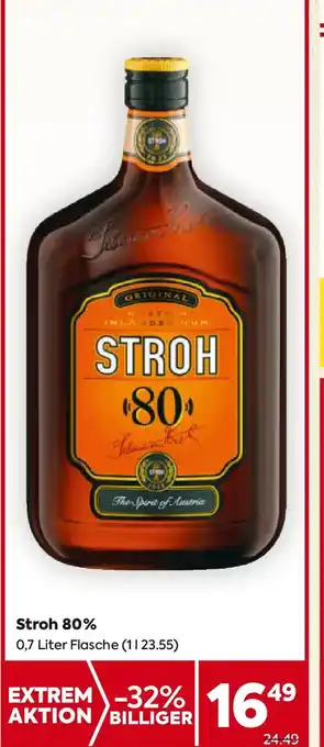 Billa Stroh +80° Angebot