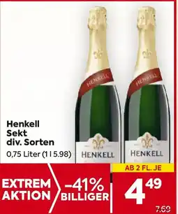 Billa Henkell Sekt Angebot