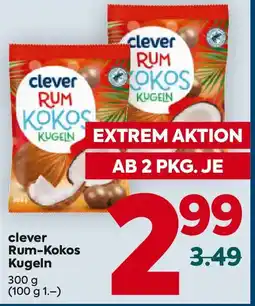 Billa Clever rum kokos kugeln Angebot