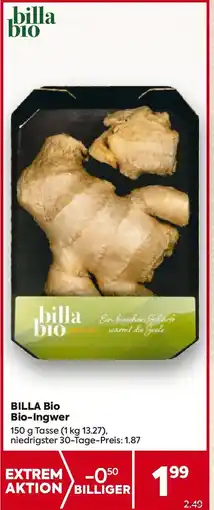 Billa Billa bio bio ingwer Angebot