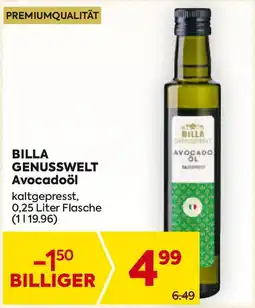 Billa Billa genusswelt avocadoöl Angebot