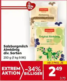 Billa Salzburgmilch almkönig Angebot