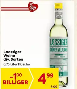 Billa Laessiger Weine Angebot