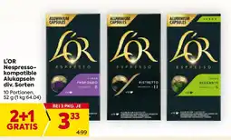 Billa L'or nespresso kompatible alukapseln Angebot