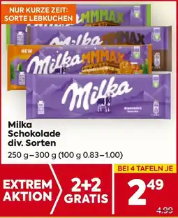 Billa Milka Schokolade Angebot
