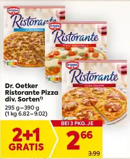 Billa Dr. Oetker Ristorante Pizza Angebot