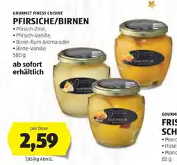 Hofer PFIRSICHE/BIRNEN Angebot