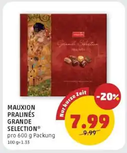 PENNY MAUXION PRALINÉS GRANDE SELECTION Angebot