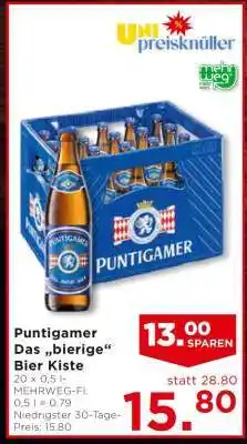 Unimarkt Puntigamer Das „bierige“ Bier Kiste Angebot