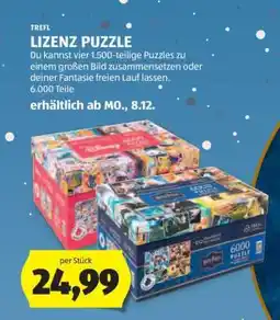 Hofer LIZENZ PUZZLE Angebot