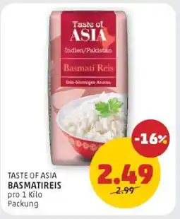 PENNY TASTE OF ASIA BASMATIREIS Angebot