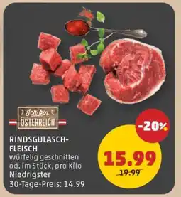 PENNY RINDSGULASCHFLEISCH Angebot