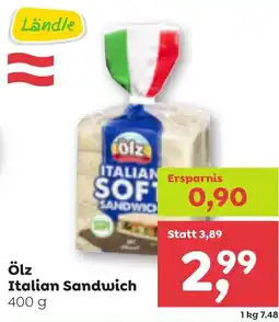 ADEG Ölz Italian Sandwich Angebot