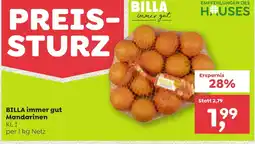 ADEG BILLA immer gut Mandarinen Angebot