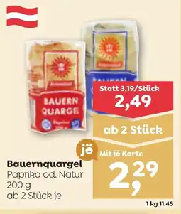 ADEG Bauernquargel Paprika od. Natur Angebot