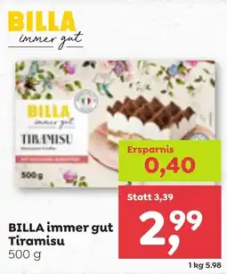 ADEG BILLA immer gut Tiramisu Angebot