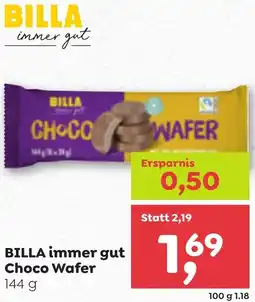 ADEG BILLA immer gut Choco Wafer Angebot