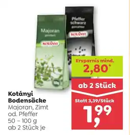 ADEG Kotányi Bodensäcke Majoran, Zimt od. Pfeffer Angebot