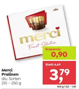 ADEG Merci Pralinen Angebot