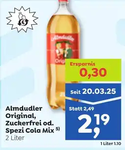 ADEG Almdudler Original, Zuckerfrei od. Spezi Cola Mix Angebot