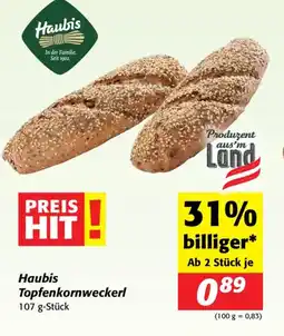 Nah&Frisch Haubis Topfenkornweckerl Angebot