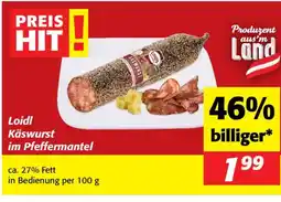 Nah&Frisch Loidl Käswurst im Pfeffermantel Angebot