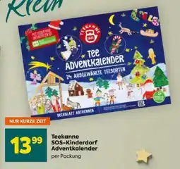 Billa Teekanne SOS-Kinderdorf Adventkalender Angebot