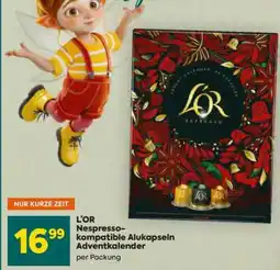 Billa L'OR Nespresso-kompatible Alukapseln Adventkalender Angebot