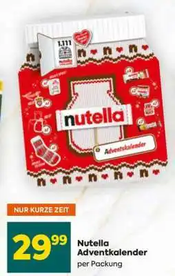 Billa Nutella Adventkalender Angebot