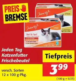 Nah&Frisch Jeden Tag Katzenfutter Frischebeutel Angebot