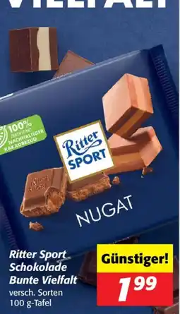 Nah&Frisch Ritter Sport Schokolade Bunte Vielfalt Angebot