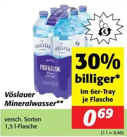 Nah&Frisch Vöslauer Mineralwasser Angebot