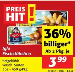 Nah&Frisch Iglo Fischstäbchen Angebot