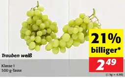 Nah&Frisch Trauben weiß Angebot