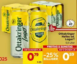 Billa Ottakringer helles od. lager Angebot