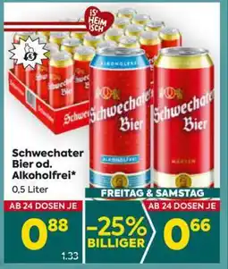 Billa Schwechater Bier od. Alkoholfrei Angebot