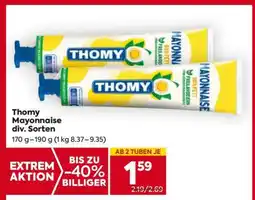 Billa Thomy Mayonnaise div. Sorten Angebot