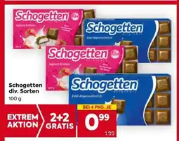 Billa Schogetten div. Sorten Angebot
